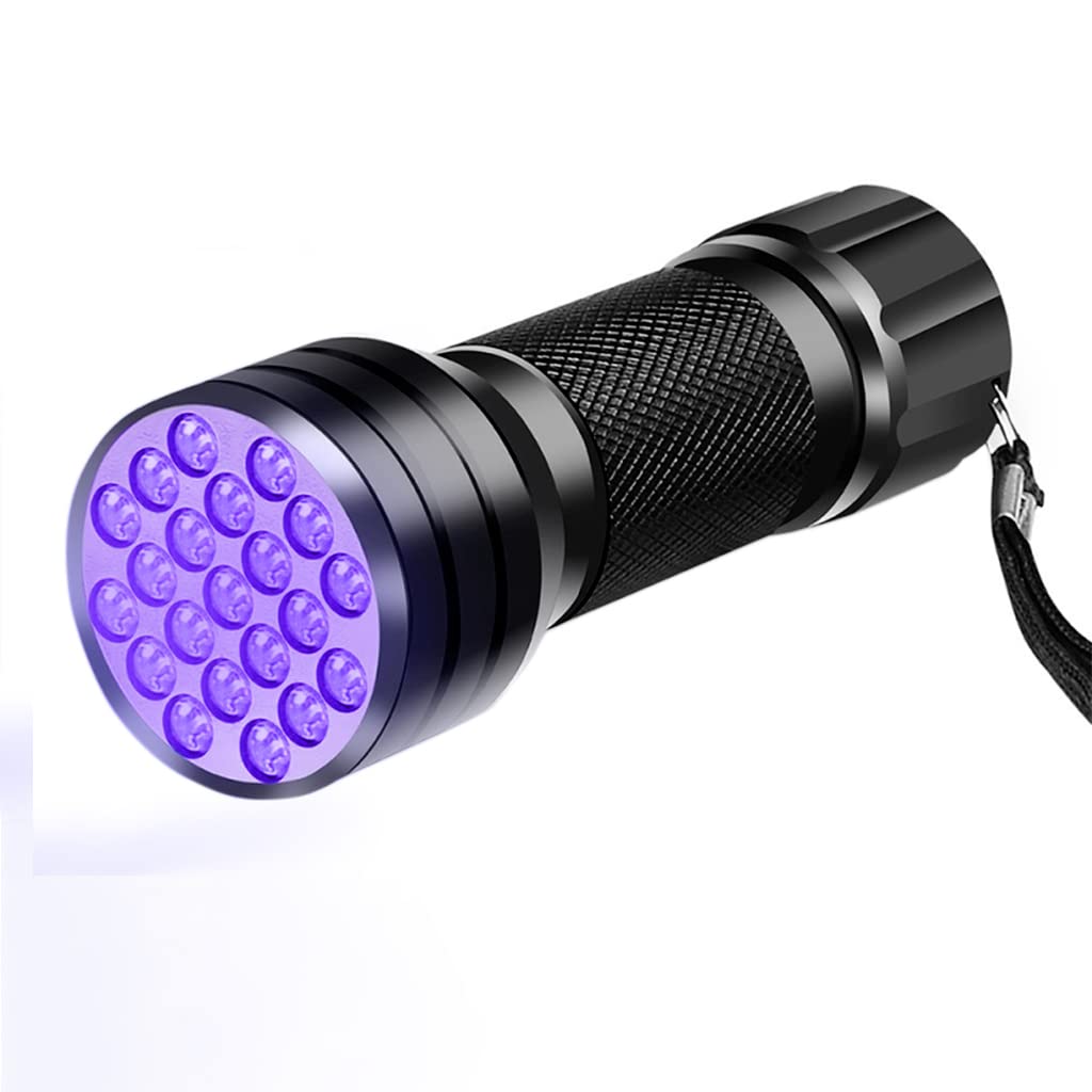 Qpets UV Light Torch 21 LEDs, UV Flashlights Black Light for Pet Urine Detection, Blacklight Detector for Dog Urine, Pet Stains, Bed Bug on Carpet/Rugs Qpets UV Light Torch 21 LEDs, UV Flashlights Black Light for Pet Urine Detection, Blacklight Detector for Dog Urine, Pet Stains, Bed Bug on Carpet/Rugs